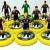 Subbuteo Andrew Table Soccer AS Roma 1991-92 3rd kit on Aeolus II Professional bases